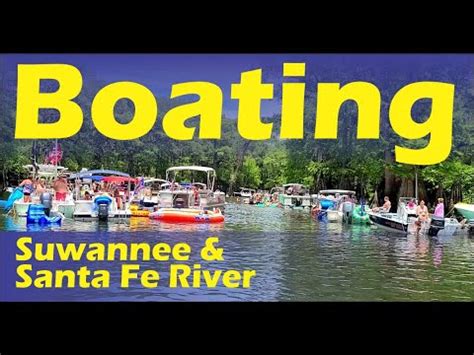 Family Boating on the Suwannee and Santa Fe River - YouTube