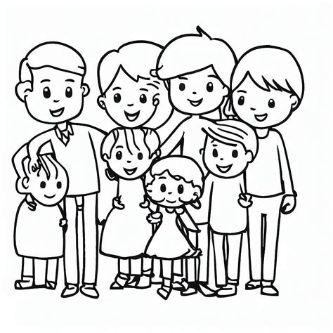 Family Coloring Pages Coloring Pages