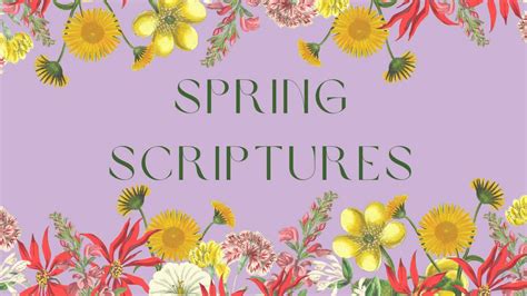 Family Devotions about Springtime