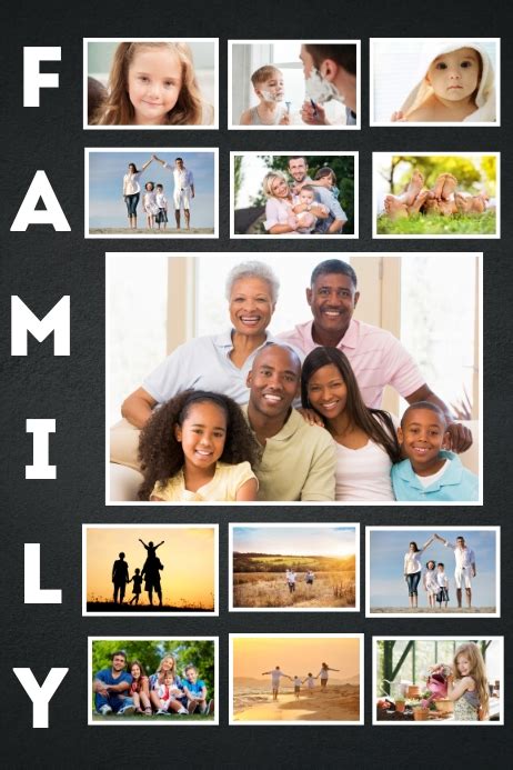 Family Photo Collage Template