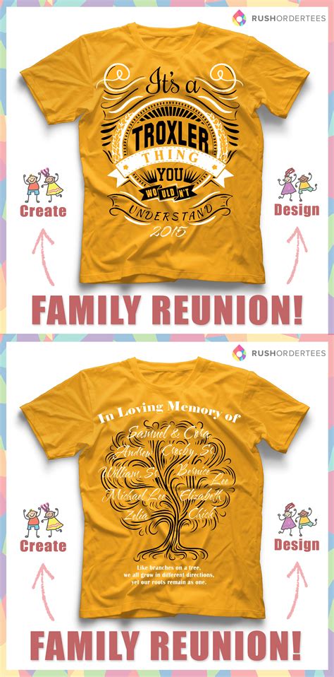 Family Reunion Shirt Design Template