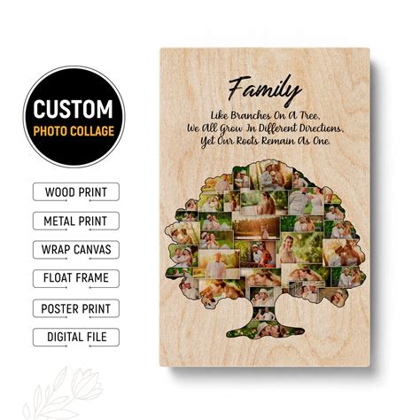 Family Tree Collage Frames - Etsy