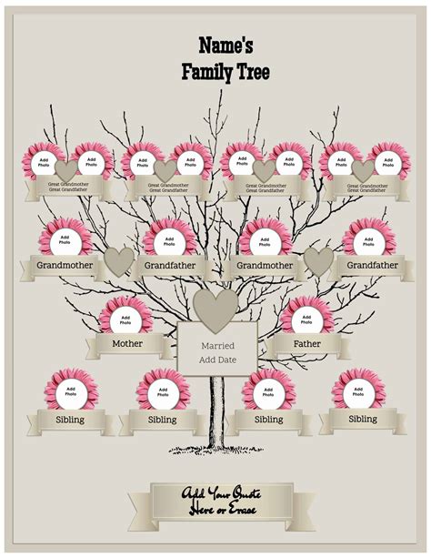 Family Tree Maker Template Free