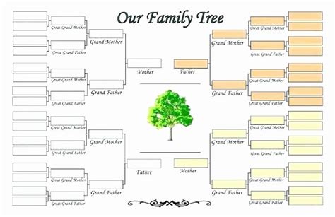 Family Tree Template Google Docs Addictionary