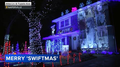 Family celebrates ‘Swiftmas’ with Taylor Swift-inspired decorations