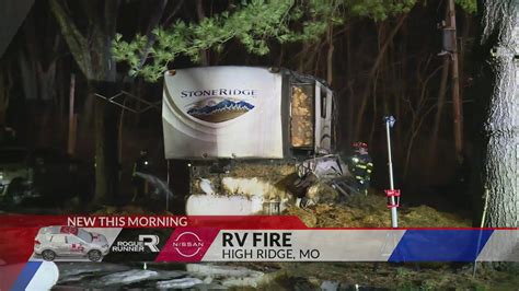 Family escapes early morning RV fire
