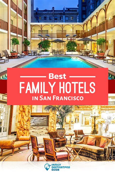 Family friendly hotels in san francisco. Sep 6, 2007 · Designed to look like a Greco-Roman ruin, this structure was originally built for the 1915 Panama-Pacific Exposition. It's now a prime events venue. The historic Fisherman’s Wharf is one of San Francisco’s must-visit spots. Even getting there is an experience in itself—you can hop on a classic cable car from downtown. 