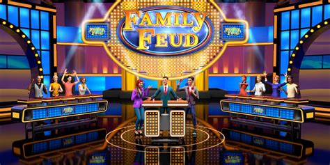 These Family Feud templates are free to download and easy to use. Use these free Family Feud PowerPoint templates to create your own custom game. This is an excellent idea for students, friends, or anyone else who likes to gamify the learning process. These PowerPoint game templates are ready for you to fill out.. 