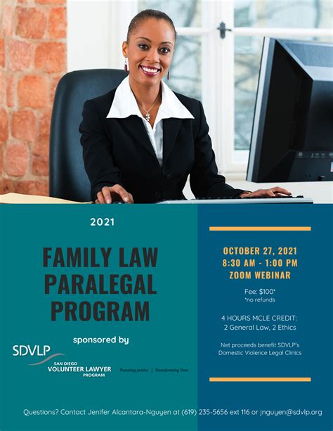 Family law paralegal. A family law paralegal is a legal assistant who specializes in assisting attorneys with their family law cases. These paralegals have specialized training in family law and often work directly under the supervision of an attorney. Family law paralegals perform many tasks including document review, court appearances, depositions, mediation, and ... 