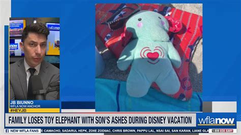 Family loses toy elephant with son's ashes during Walt Disney World vacation