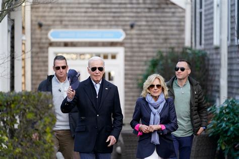 Family lunch, some shopping, a Christmas tree lighting: President Joe Biden’s day out in Nantucket