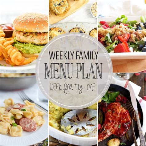 Family meal plan. If you’re needing some inspiration on what to cook your family for dinner each week, subscribe to our weekly newsletter where you be able to keep updated with our newest weekly meal plan. Meal Planning is one of the best tools I use to save time, money and simplify family dinner time. Every week I plan our meals for the … 