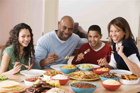 Family meals. Having frequent family meals has consistently been associated with better health outcomes in children/adolescents. It is important to identify how intergenerational transmission of family meal practices occurs to help families benefit from family meals. ... 