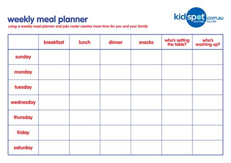 Family menu planner. For about $1 a week, you get a 5-day weekly meal plan and the shopping list and coupons tailored for your store. You can tailor your meal planner for your family’s preferences and needs. So you get a personalized meal planner for around $1 a week. The personalized menu and shopping list makes it easy to save money with your store’s … 