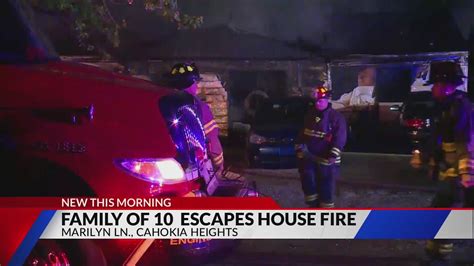 Family of 10 survives terrifying house fire