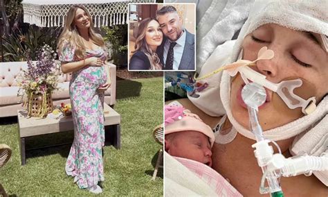 Family of influencer mom who suffered from an aneurysm one week before due date provides an update