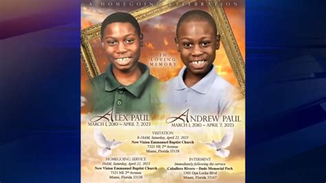 Family of twin brothers who drowned in NW Miami-Dade lake set up GoFundMe for funeral expenses