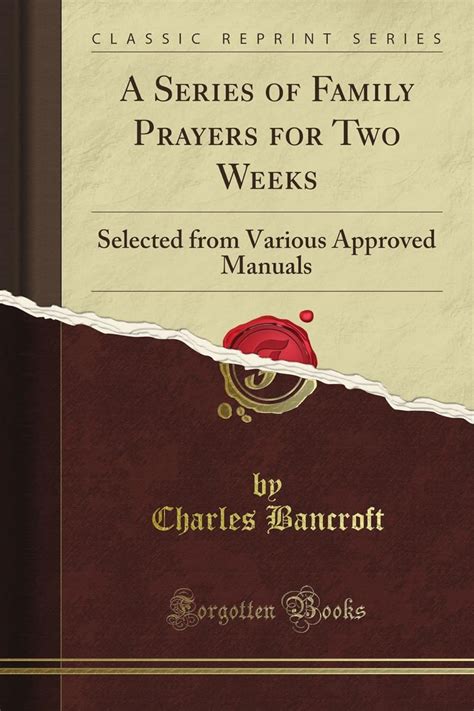 Family prayers selected from various approved manuals. - Développement de la bibliothèque de québec.