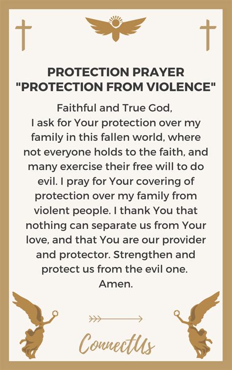 Family protection prayer. Please hear the prayers of those who cry out to you in times of trouble. Hear our prayer, as one family for protection Lord, and may we continue to rest in your powerful name. Through Jesus Christ, our Lord. Amen. Great God, the creator of heaven and earth. I thank you for being so faithful and fulfilling all your promises towards my family. 