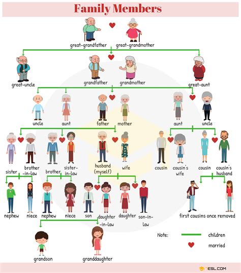 Family relationship chart. Key trends in marriage and family life. The American family has undergone significant change in recent decades. There is no longer one predominant family form, and Americans are experiencing family life in increasingly diverse ways. In 1970, 67% of Americans ages 25 to 49 were living with their spouse and one or more children younger … 