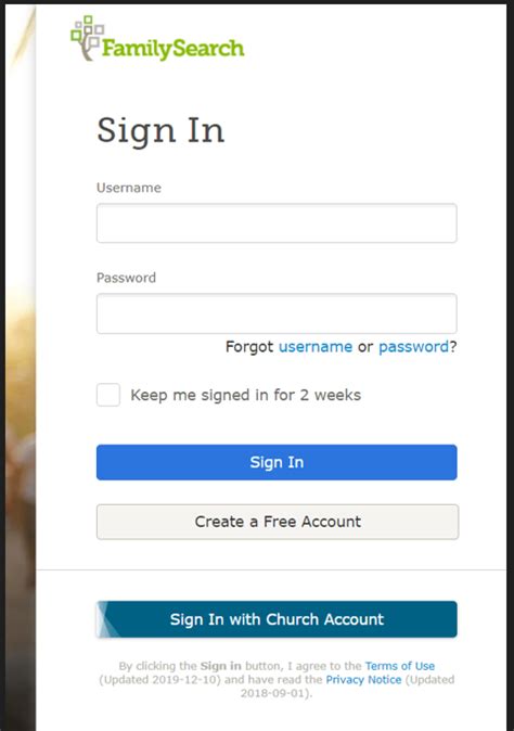 Family search org login. FamilySearch 