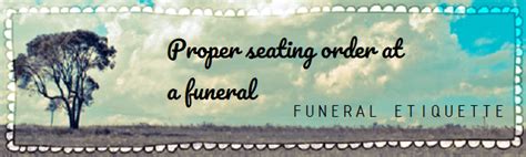 Family seating order at a funeral.  1.  In this article, Typically, at both the fu...