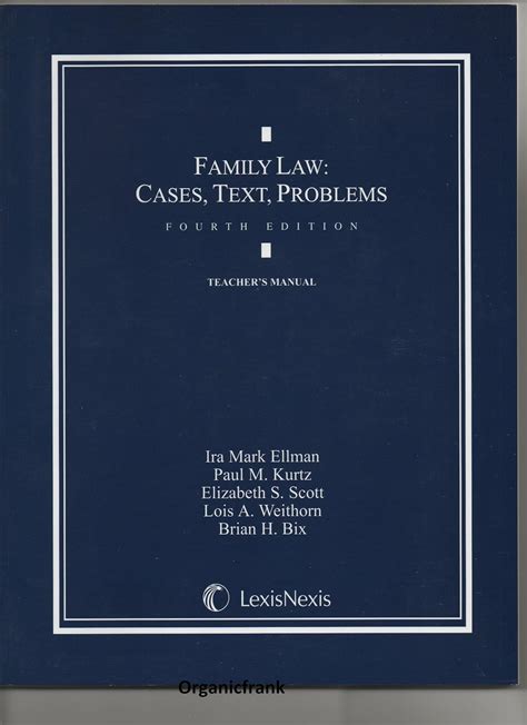 Download Family Law Cases Texts Problems By Ira Mark Ellman