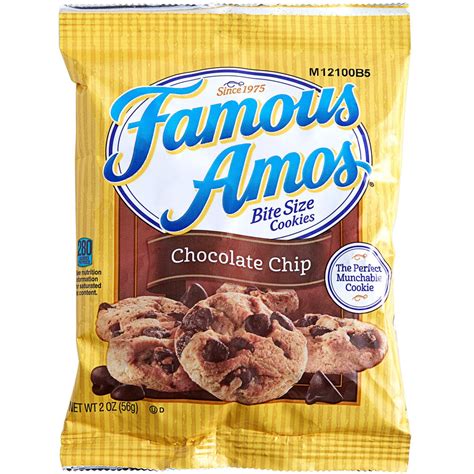 Famous Amos® Chocolate Chip Cookie Snack Packs - 60/Case