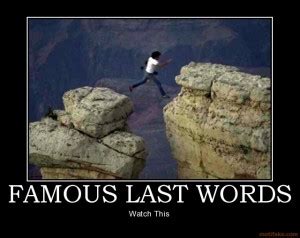 Famous Last Words Vince Golangco