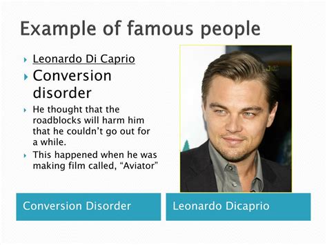 Famous People with Somatoform Disorder - HRF