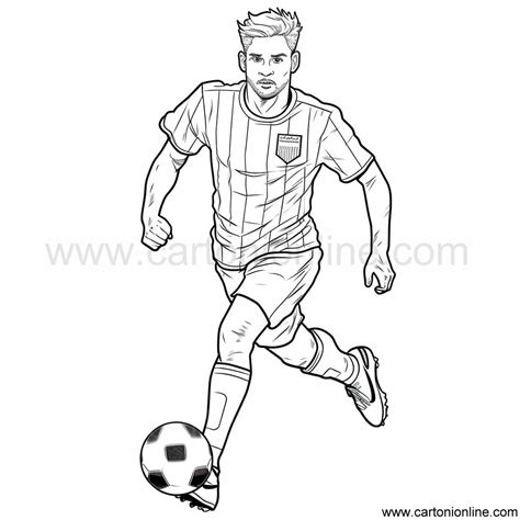 Famous Soccer Players Pages Coloring Pages
