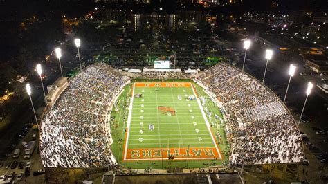 The Florida A&M Rattlers football team's Southwestern Athletic Conference win over the Alabama A&M Bulldogs clinched Bragg Memorial Stadium hosting the league's title game on Dec. 2. Gerald Thomas III. 