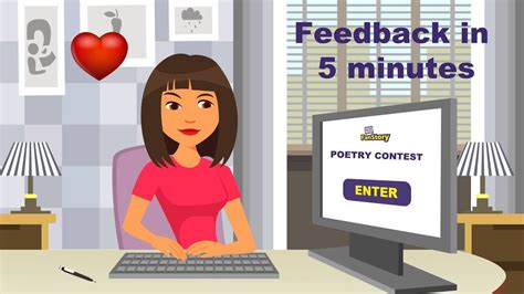 Fan story. Share your poetry, stories, script writing and book chapters. All skill levels welcomed. Enter contests for free . Over $5,000 in cash prizes will be awarded this year. That includes the 5-7-5 Poetry Contest contest with a deadline in 3 days. And the Acrostic Poetry Contest contest with a deadline in 9 days. Don't miss the Dialogue Only Writing ... 