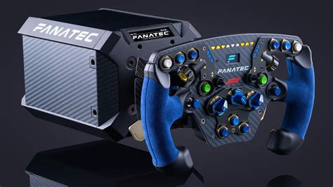 Fanatex - F1®-style steering wheel with a compact 270 mm diameter for fast movements and reactions. Strong, 5 mm-thick blue carbon fibre front plate; unique finish to each …