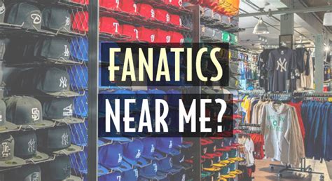 Fanatics near me. Shop the world's largest collection of official sports apparel from all the leagues, teams and players you love at Fanatics.com. Find the best deals on NFL, MLB, NBA, NHL, NCAA, … 
