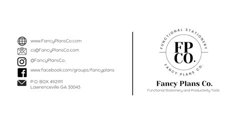 Fancy Plans Co - Facebook