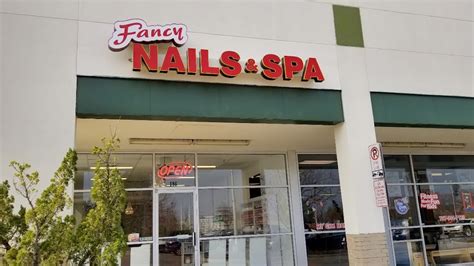 Start your review of Fancy Nails. Overall rating. 5 reviews. 5 stars. 4 stars. 3 stars. 2 stars. 1 star. Filter by rating. Search reviews. Search reviews. Sharyn L. San Francisco, CA. 0. 5. Aug 5, 2023. Awesome nail salon. I have been going there for more years than I have fingers. I am a diabetic and very particular about who does my toenails.. 