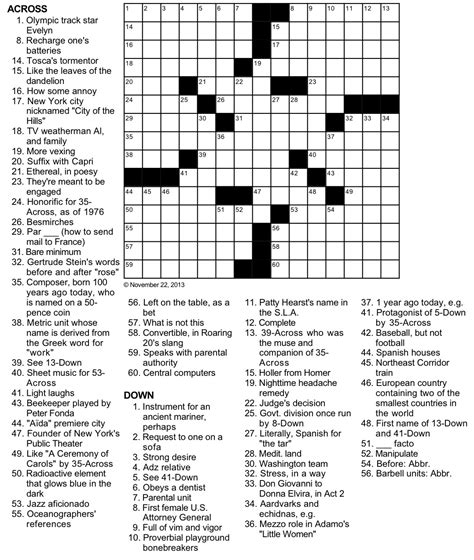 Crossword Solver / Universal / 2022-12-01 / 'Fancy !'. 