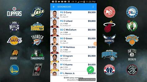 Best Betting Promos+ ... NBA Starting Lineups NBA News Fantasy Basketball Draft Kit Free ... DraftKings NBA Optimizer FanDuel NBA Optimizer NBA Daily Projections NBA ... . 