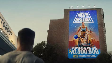 Fanduel commercial. The “Kick of Destiny” will be a FanDuel Sportsbook commercial sometime during Super Bowl LVII on Sunday. It will feature Gronkowski hopefully kicking live a field goal to win FanDuel users $10 ... 