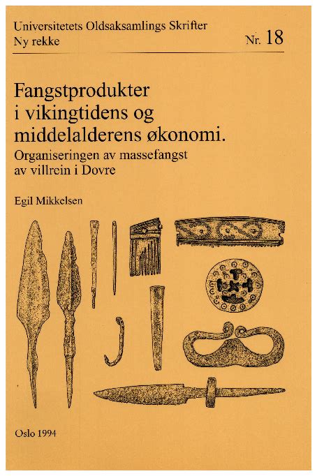 Fangstprodukter i vikingtidens og middelalderens økonomi. - Ejemplo manual de procedimientos administrativos de una empresa.