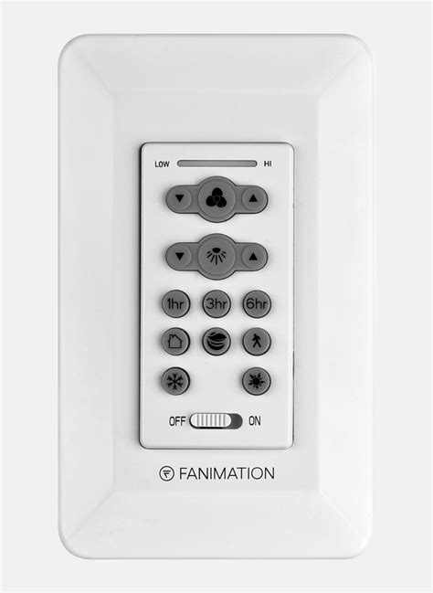 Fanimation remote manual. FanSync is not brand specific and will work with many makes and models of ceiling fans. Remote control with wall plate only. Compatible with fans that have up to 1 light kit. Special Features: Easy Fan-to-Phone Pairing. Three Speed Fan Control. Light On / Off and Dimming. Timer Function. Use Multiple Devices for One Fan. 