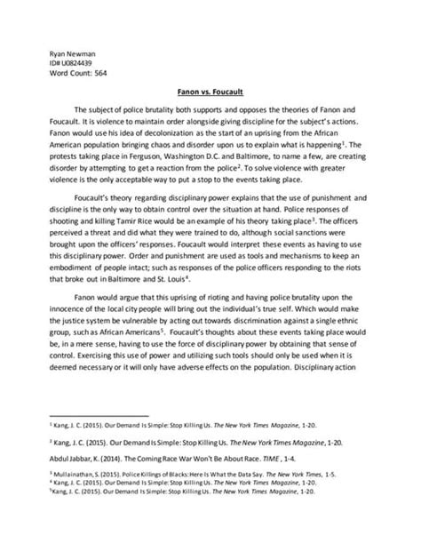 Fanon versus Foucault