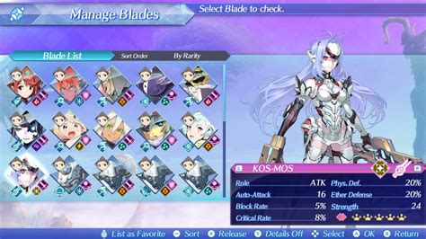 Fans datamine Xenoblade Chronicles 2 Rare Blade drop rates