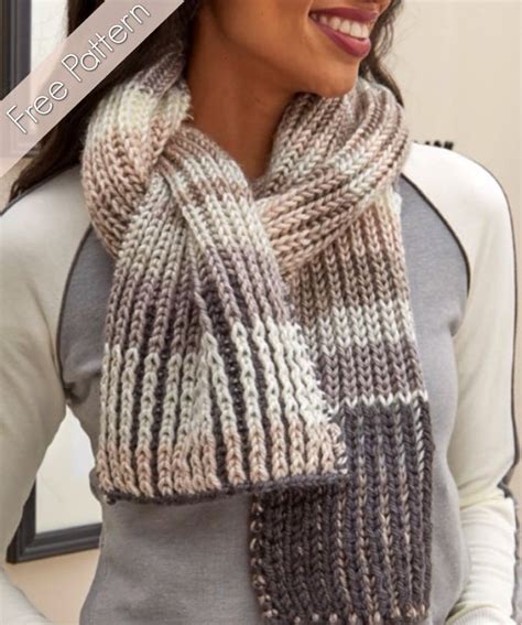 Fantastic Brioche Scarf Free Pattern and Video Tutorial Lineby