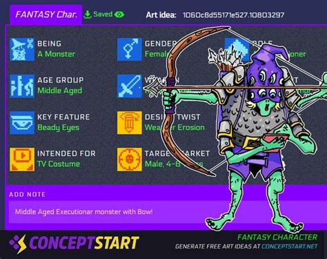 Fantasy Drawing Idea Generator