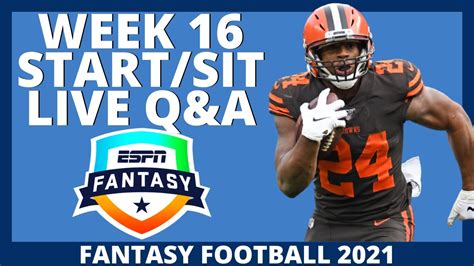 Fantasy football week 16. Things To Know About Fantasy football week 16. 