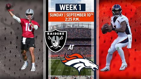 Fantasy forecast Week 1: Raiders vs. Broncos