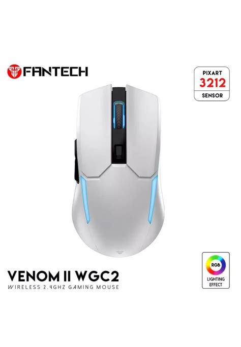 Fantech Venom II WGC2 Rechargeable Wireless Mouse - White