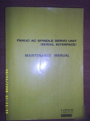 Fanuc ac spindle servo unit maintenance manual. - 1995 riviera service and repair manual.